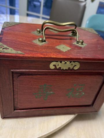 老麻将牌一副