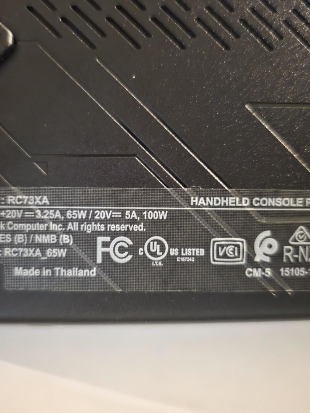 Rogxbox allyx掌机几乎全新出售。