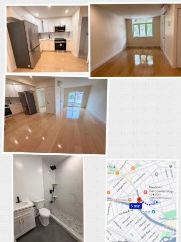 Elmhurst新公寓2房1厅，含水，室内洗衣机干衣机，月租$3100