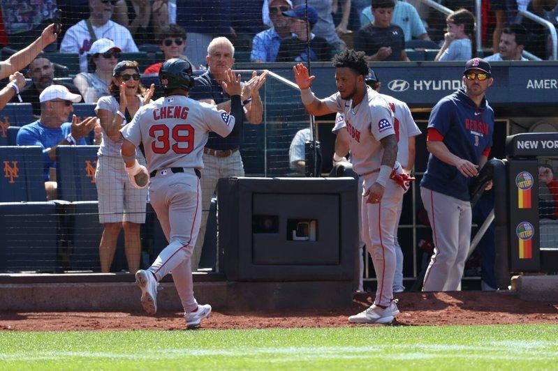 MLB／红袜击败大都会夺9连胜 郑宗哲代跑跑回追平分
