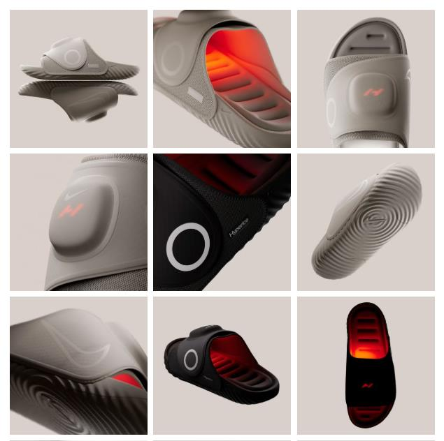 Nike未来主义拖鞋9月开卖 2功能像在做足疗