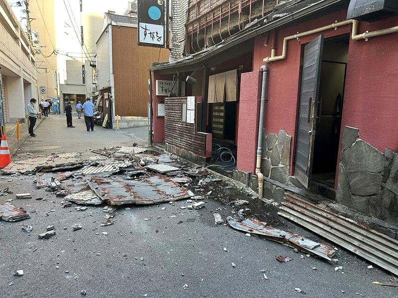 熊本7.1强震...近5万用户停电 海啸警报已解除