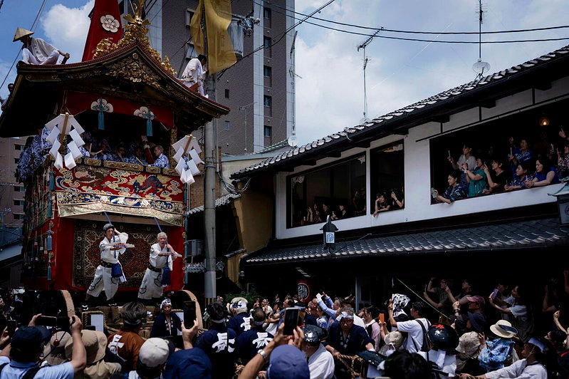 日本三大祭典之一 逾千年历史的京都祇园祭吸引访客