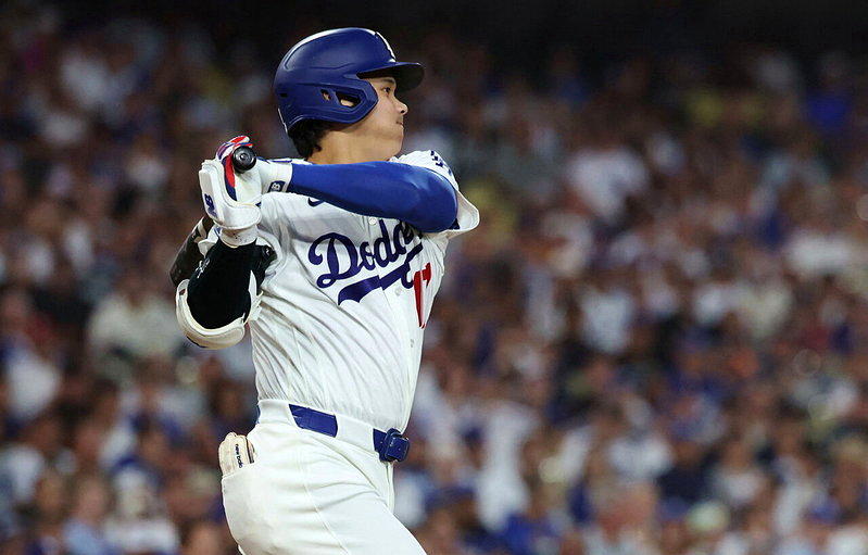 MLB／大谷翔平再敲长打贡献1打点 道奇4：2击败水手