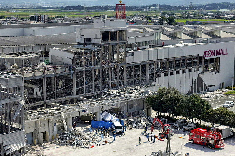 熊本7.1强震已知34人罹难 县政府：永旺梦乐城累计7人丧命