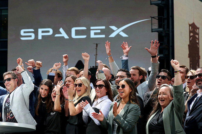 马斯克SpaceX成Nvidia第2大持股 第2季底市值210亿美元