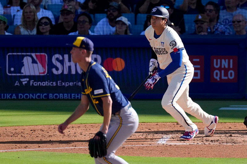 MLB／酿酒人「火球男」3度对决大谷 直球挨打失唯一分数