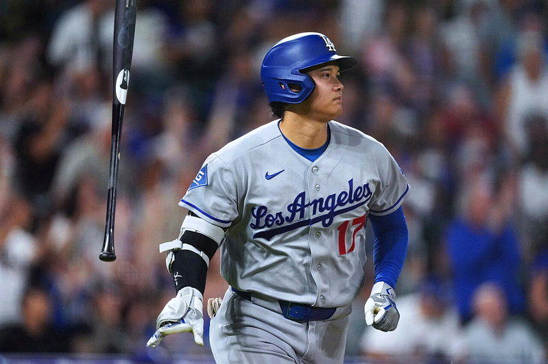 MLB／大谷翔平炸双响砲、4安打 差1轰缔造连6季30轰
