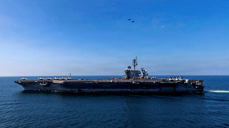 美国林肯号8/22离开中东 计划停靠泰国让水兵休整