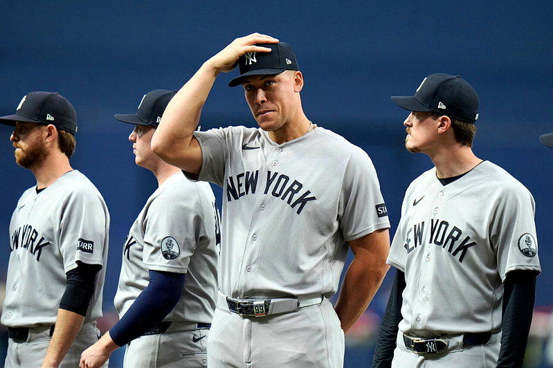 MLB／洋基重砲贾吉仍需恢复 光芒系列赛不会登场
