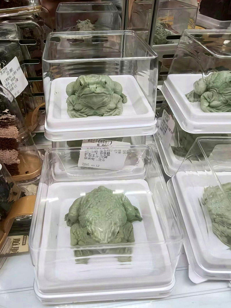 「青蛙王子」长得像蛤蟆？农大食堂9.9元抹茶蛋糕热卖